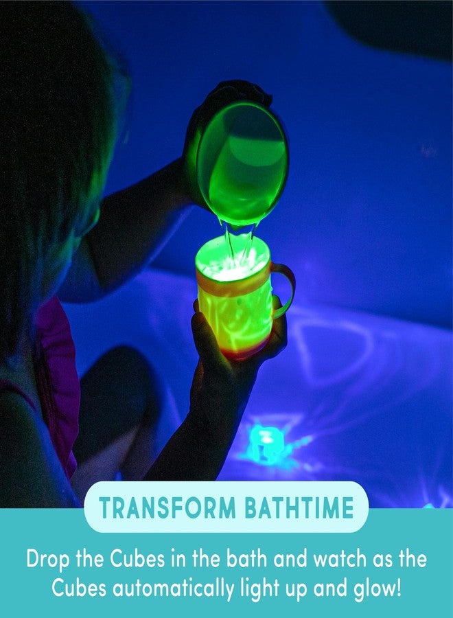 Glo Pals Play Pack Bundle with Sensory Play Jar, Water-Activated Light-Up Cubes, and Fun Fillers - Sensory Toys for Toddlers - Sensory Toy Kit with Light Up Cubes for Bathtub - Barnyard Blast - Image 4